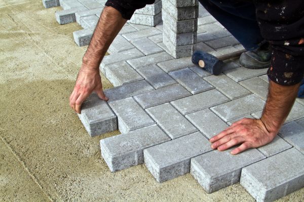 Concrete Paver Installation in Westfield