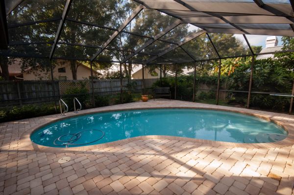 Pool Area Paving in Westfield
